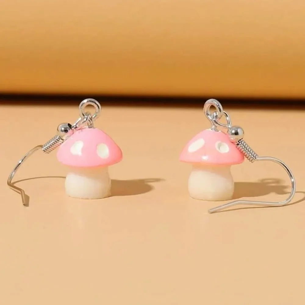 Mushroom Statement Earrings